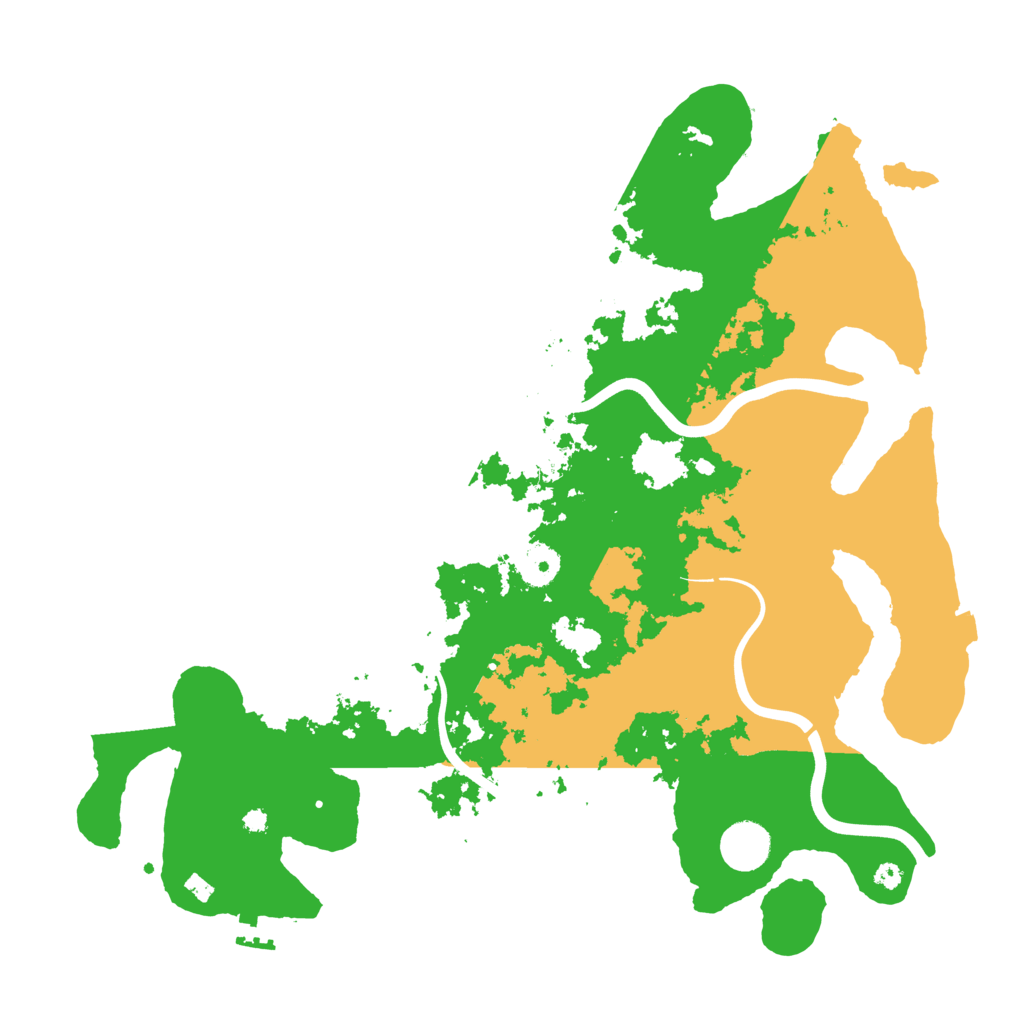 Biome Rust Map: Procedural Map, Size: 3900, Seed: 941492039