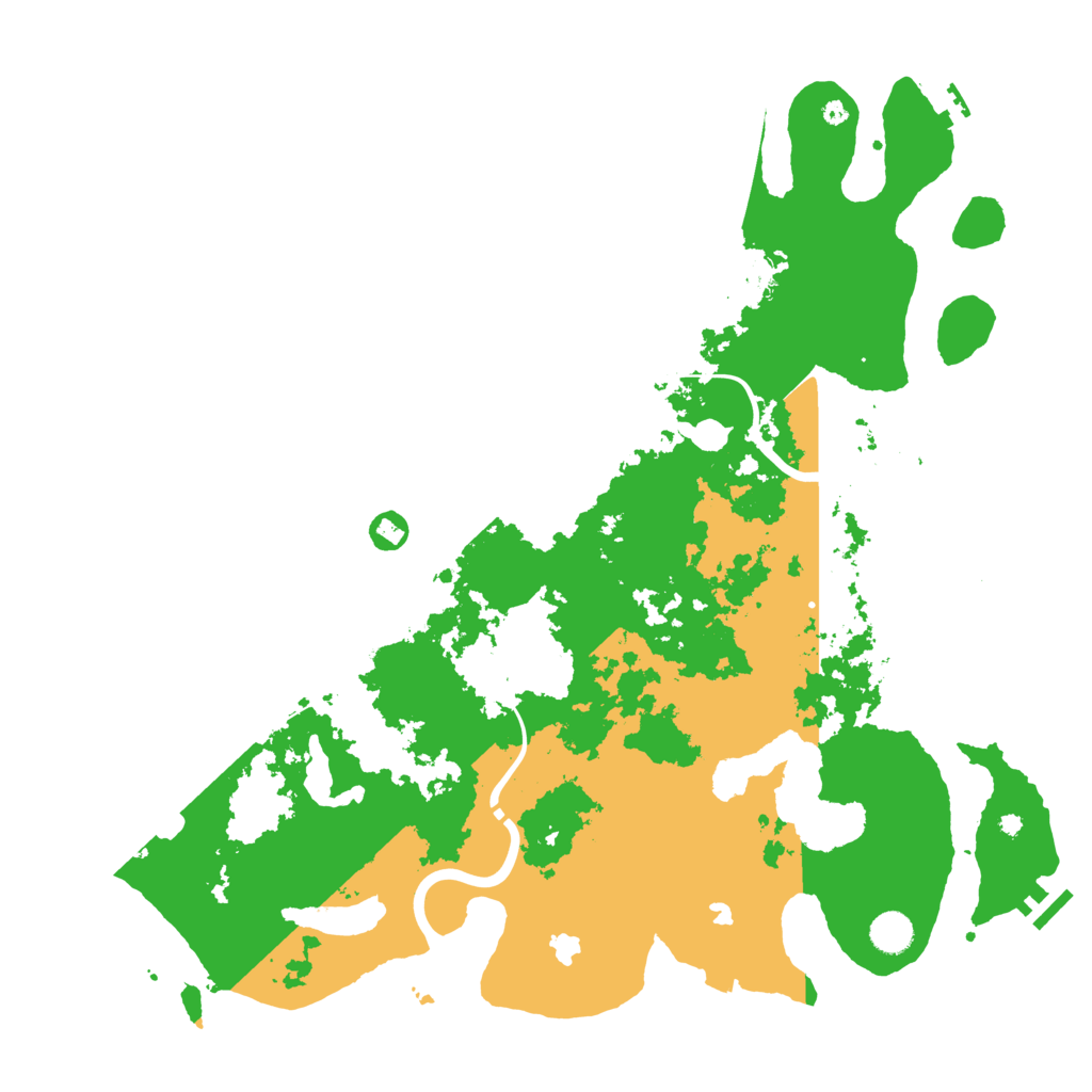 Biome Rust Map: Procedural Map, Size: 4500, Seed: 797725701
