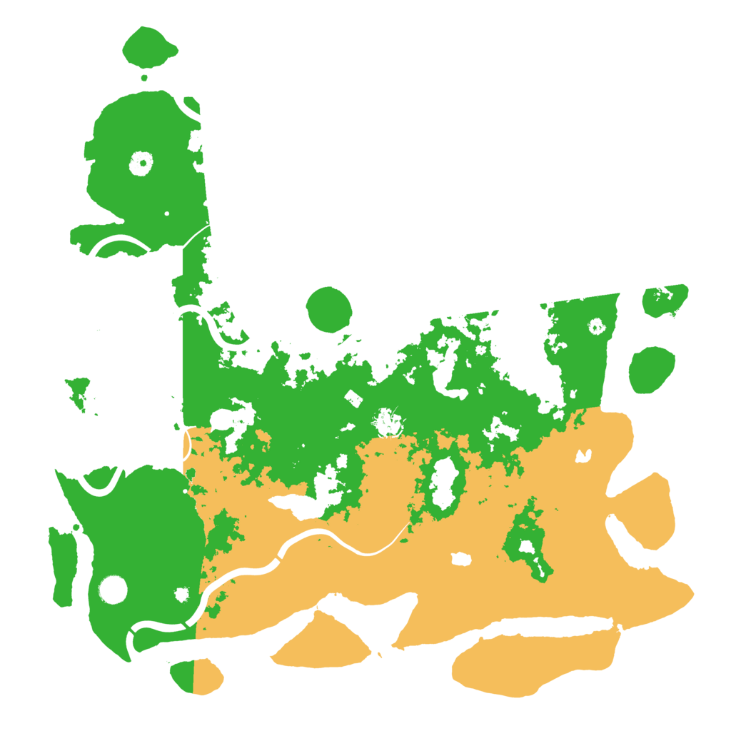 Biome Rust Map: Procedural Map, Size: 4500, Seed: 75051