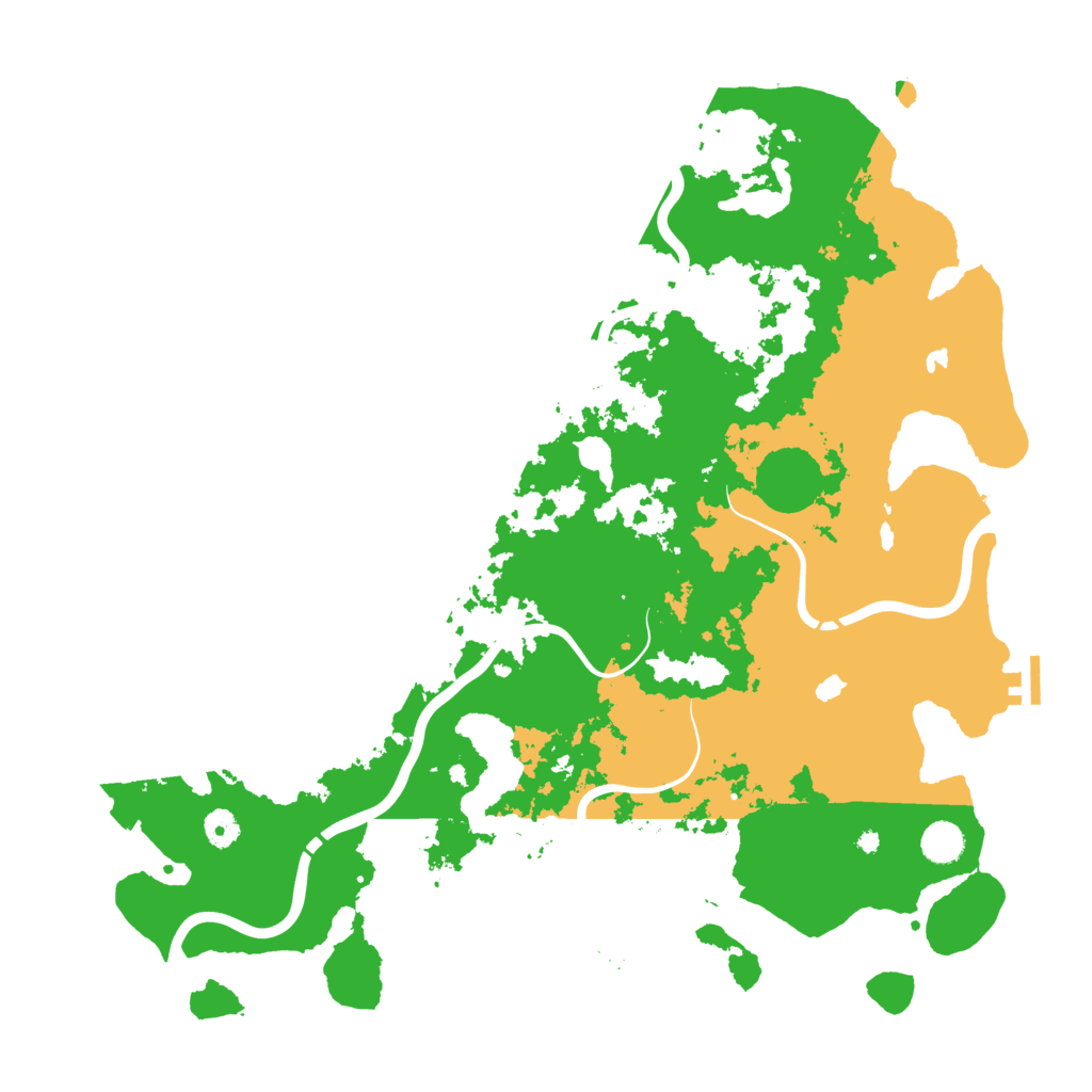 Biome Rust Map: Procedural Map, Size: 4500, Seed: 1444617417