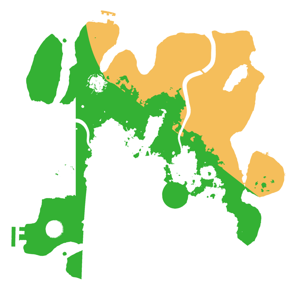 Biome Rust Map: Procedural Map, Size: 3100, Seed: 1470522417