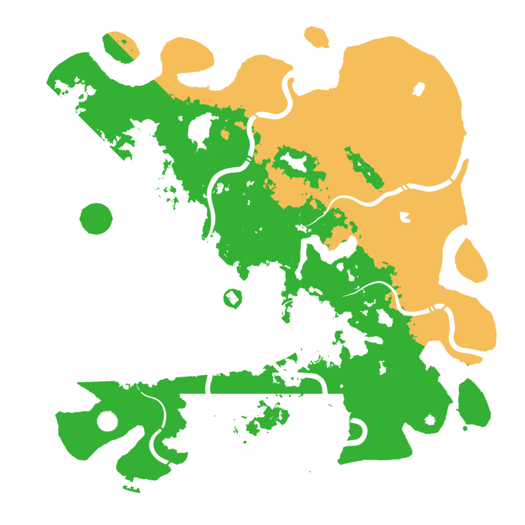 Biome Rust Map: Procedural Map, Size: 4500, Seed: 516173066