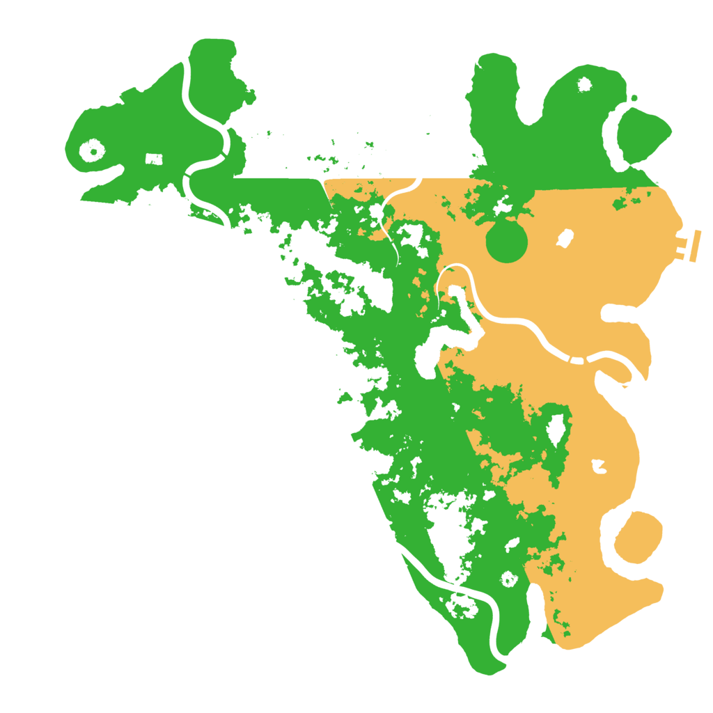 Biome Rust Map: Procedural Map, Size: 4500, Seed: 699620935