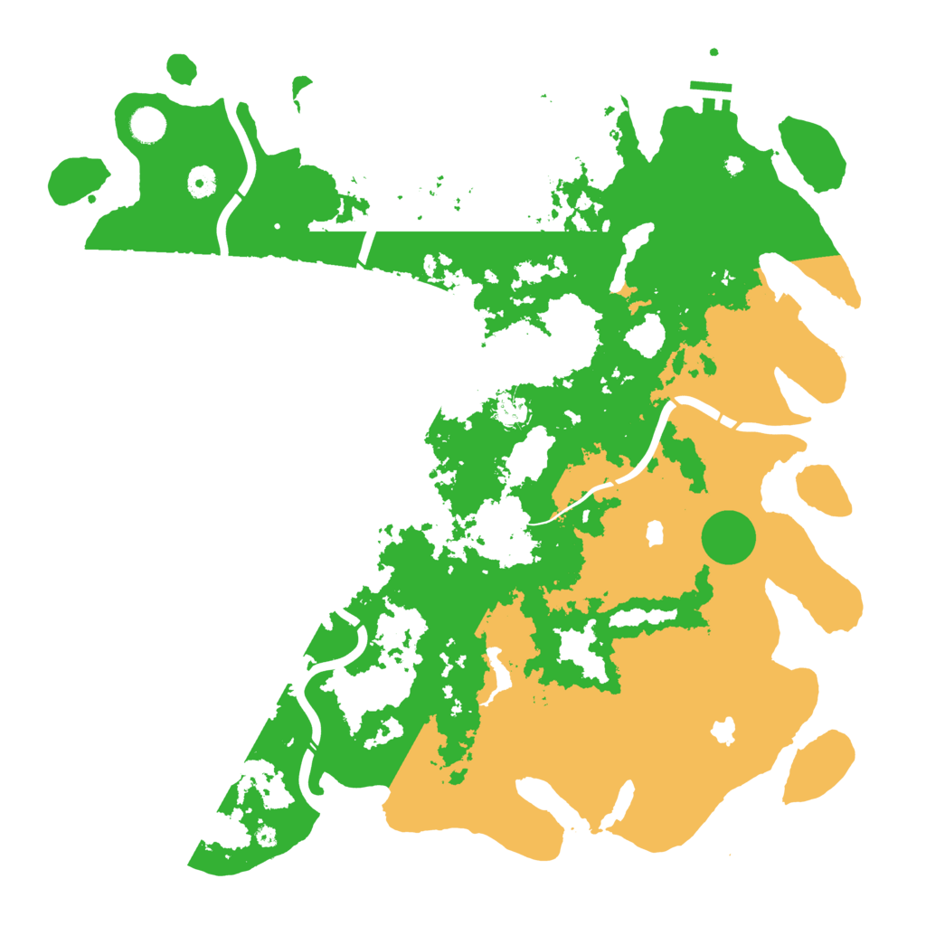 Biome Rust Map: Procedural Map, Size: 4500, Seed: 73942312