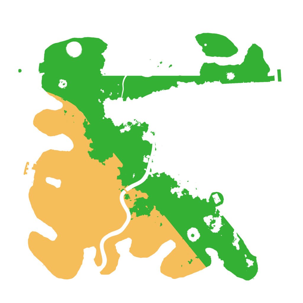 Biome Rust Map: Procedural Map, Size: 3500, Seed: 373110434