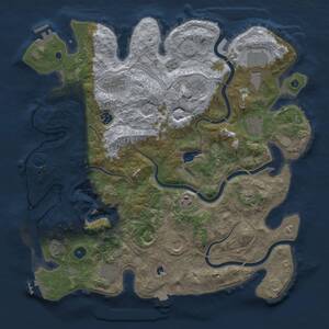 Thumbnail Rust Map: Procedural Map, Size: 4250, Seed: 1651988068, 16 Monuments
