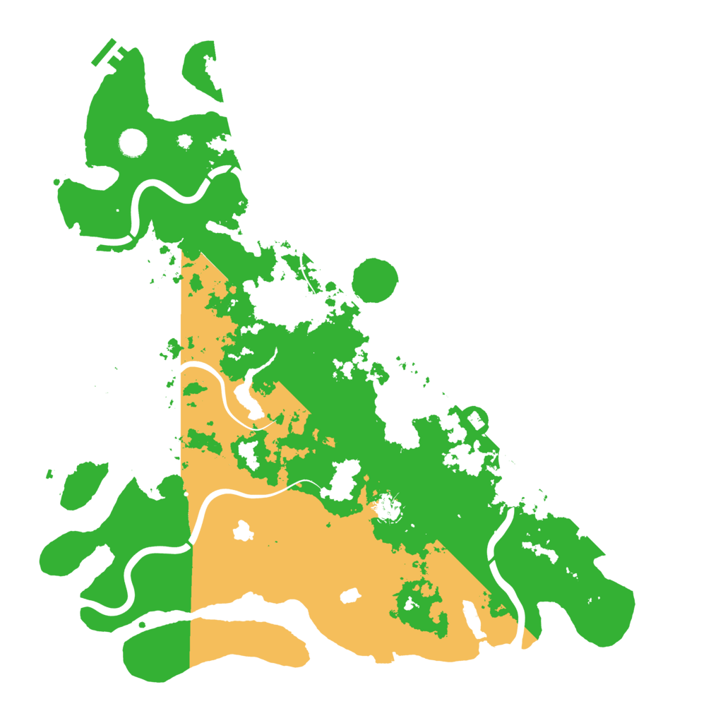 Biome Rust Map: Procedural Map, Size: 4500, Seed: 535027528