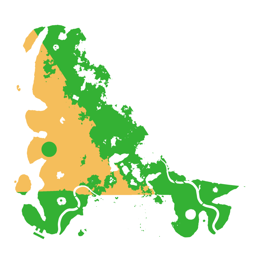 Biome Rust Map: Procedural Map, Size: 4500, Seed: 289283248