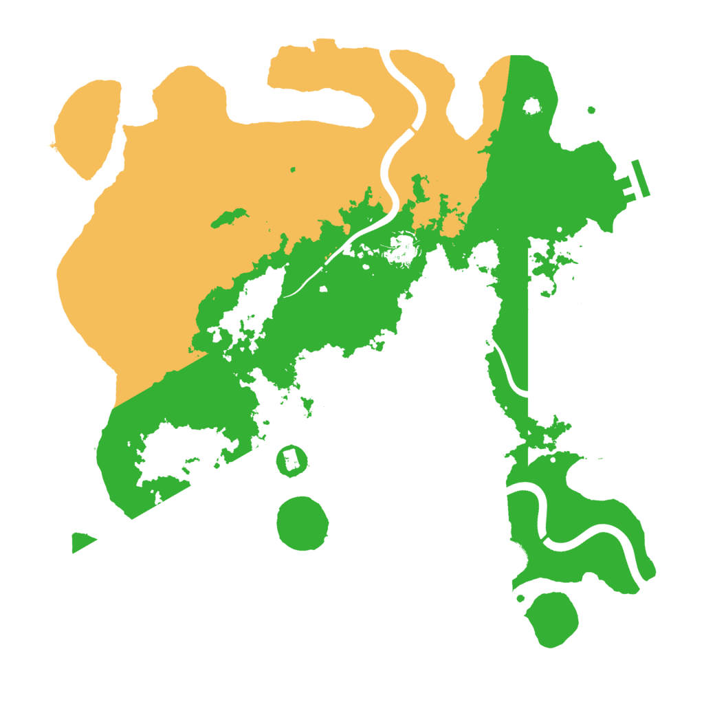 Biome Rust Map: Procedural Map, Size: 3750, Seed: 1089403490