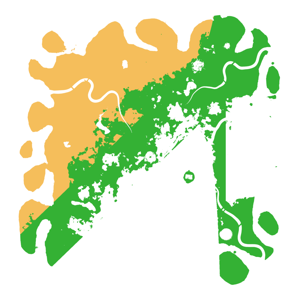 Biome Rust Map: Procedural Map, Size: 4500, Seed: 186546871