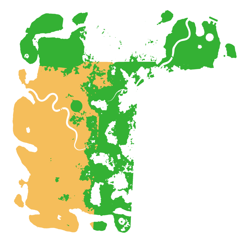 Biome Rust Map: Procedural Map, Size: 5500, Seed: 56543516