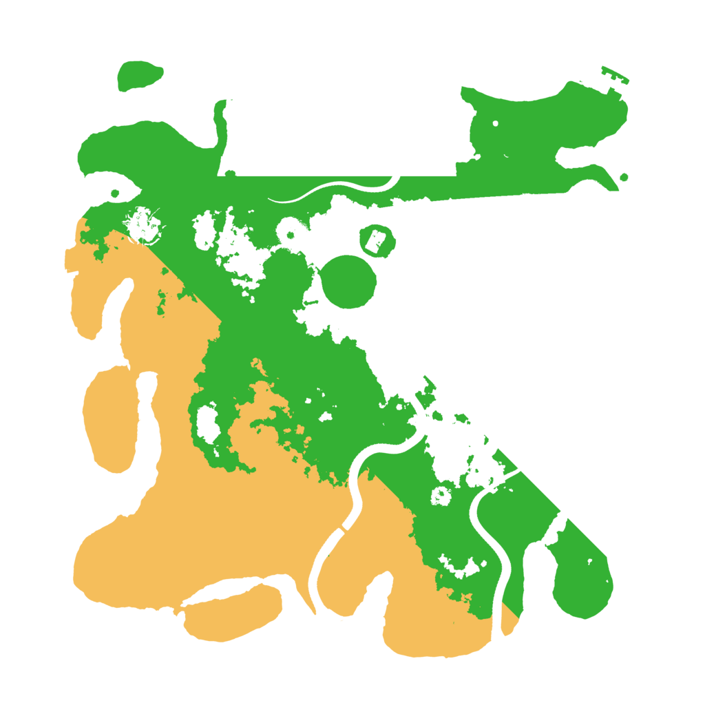 Biome Rust Map: Procedural Map, Size: 3500, Seed: 1548237518