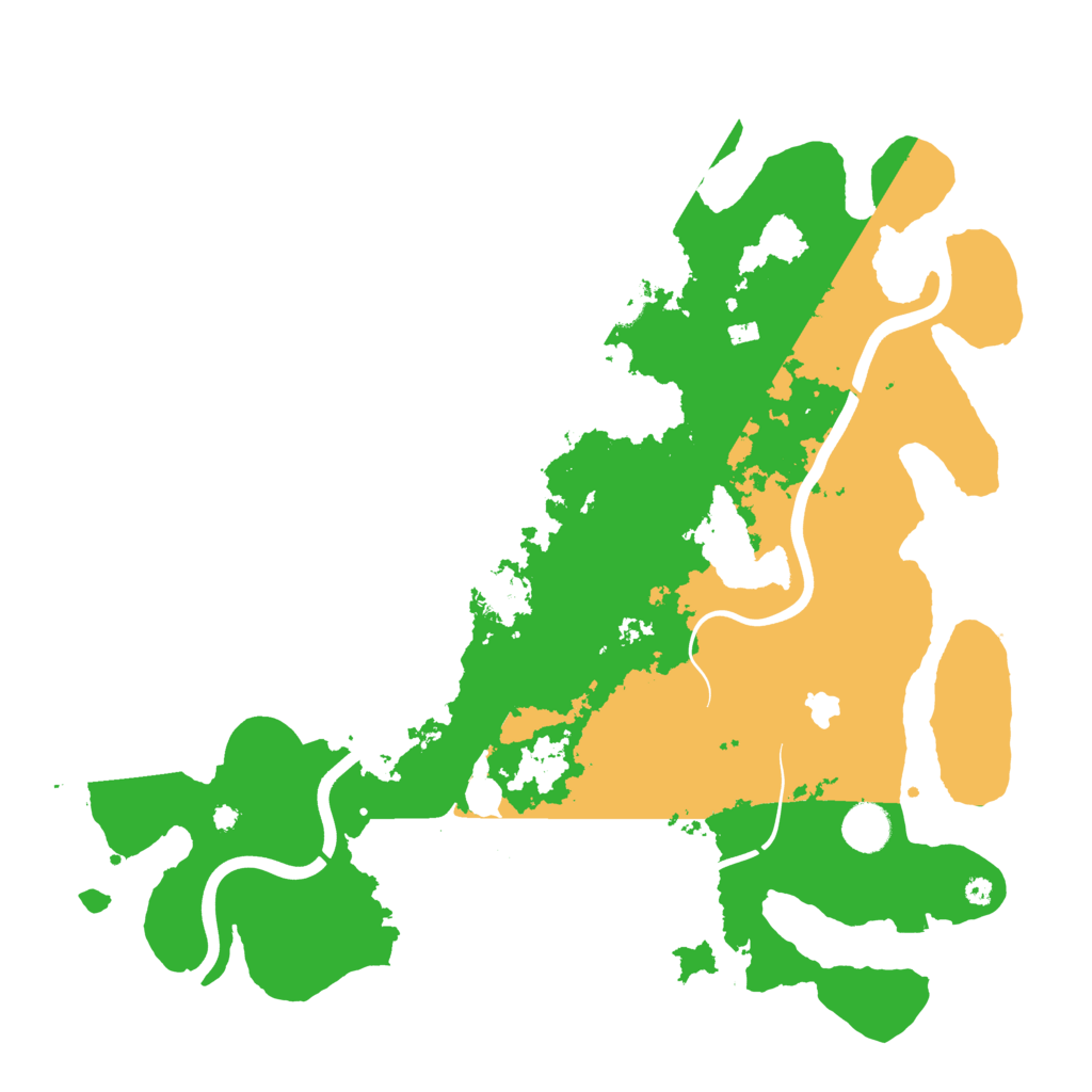 Biome Rust Map: Procedural Map, Size: 4000, Seed: 251002
