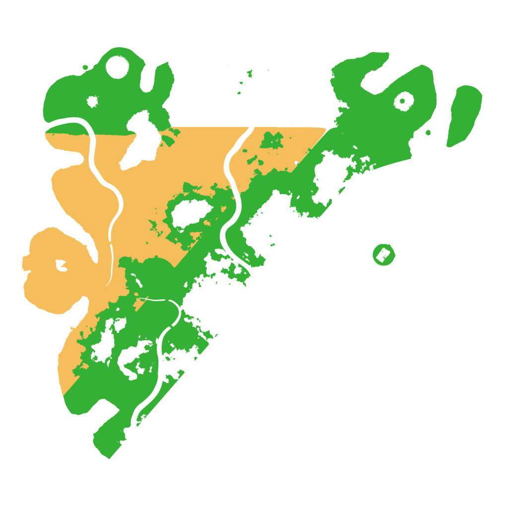 Biome Rust Map: Procedural Map, Size: 4000, Seed: 10543379