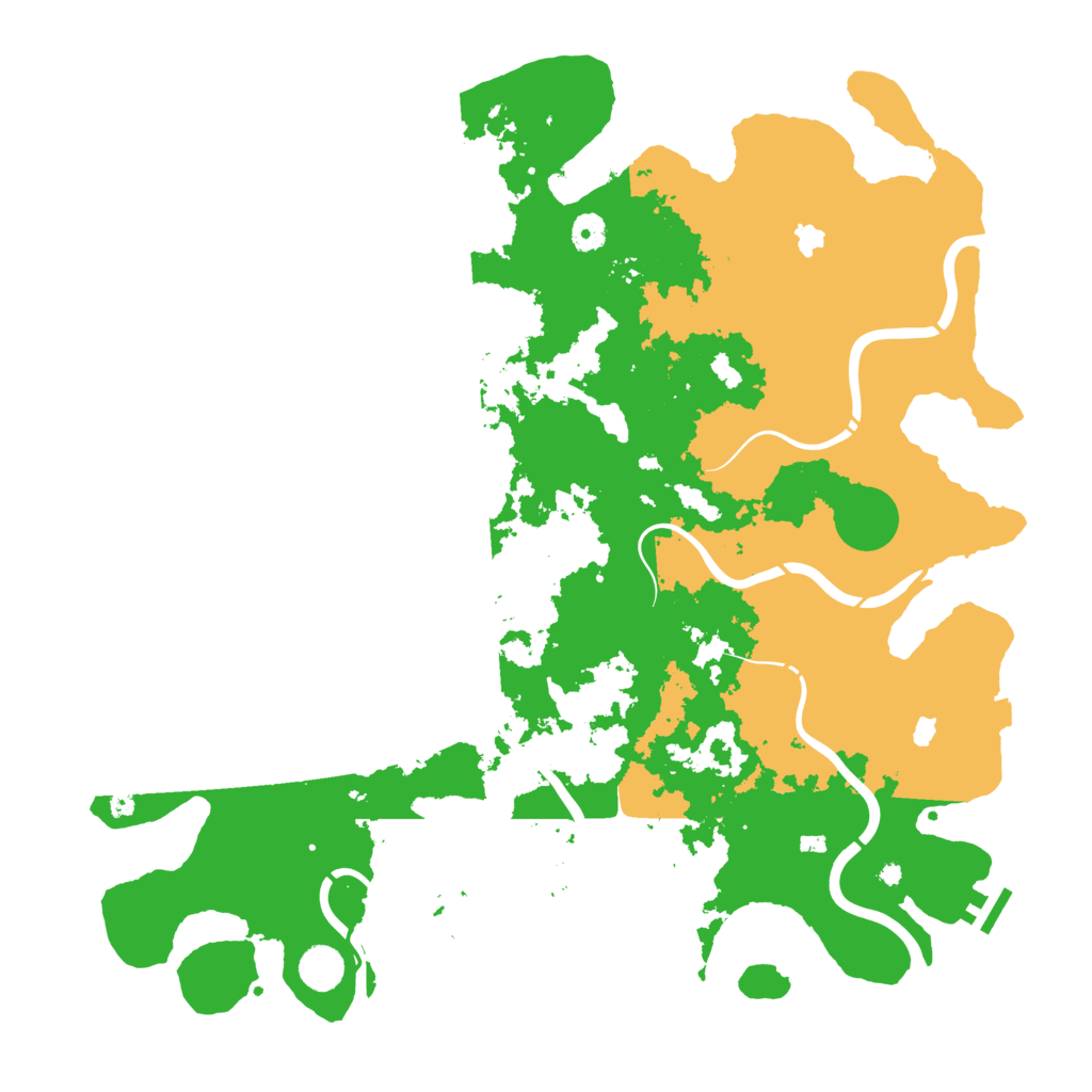 Biome Rust Map: Procedural Map, Size: 4500, Seed: 147042264