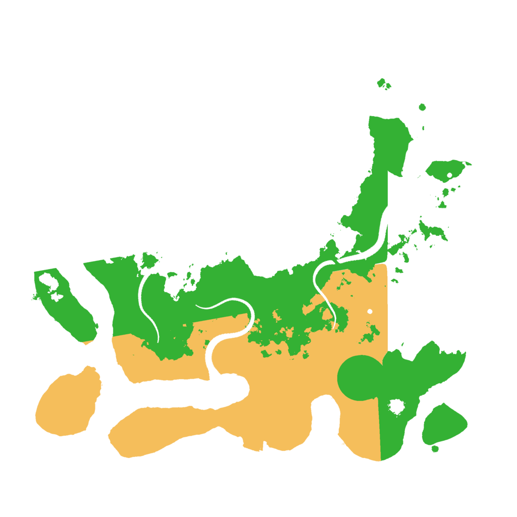 Biome Rust Map: Procedural Map, Size: 3000, Seed: 481979