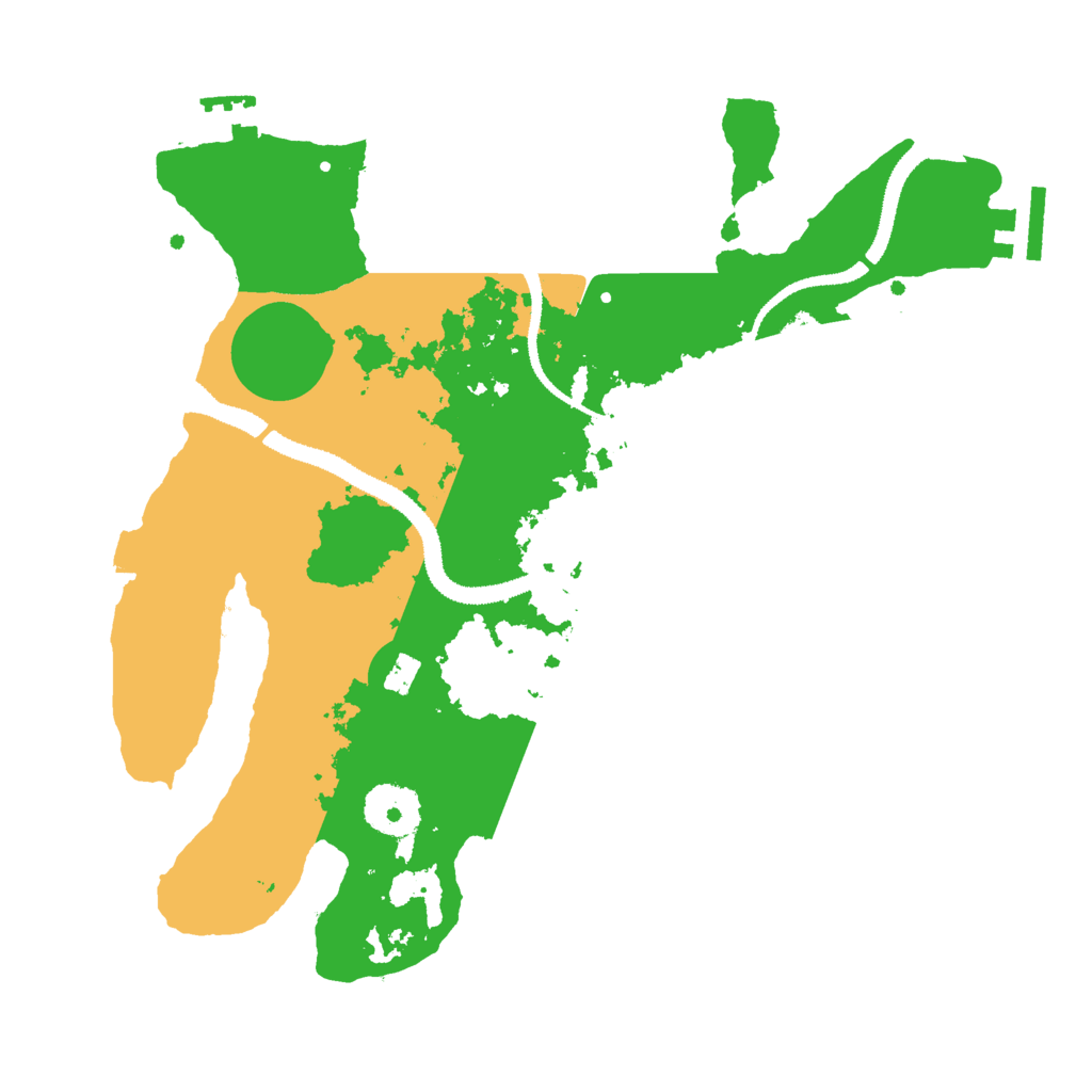 Biome Rust Map: Procedural Map, Size: 3000, Seed: 26264206