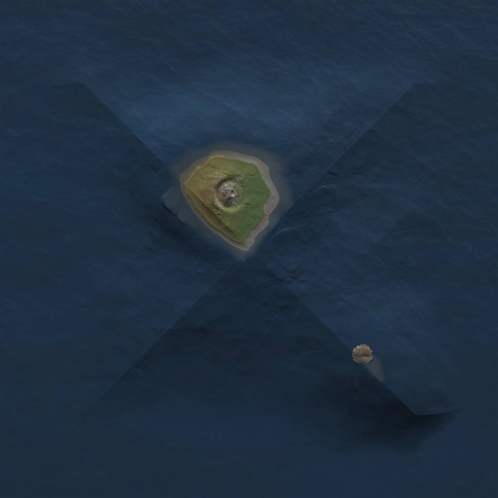 Rust Map: Procedural Map, Size: 1000, Seed: 1056858266, 1 Monuments