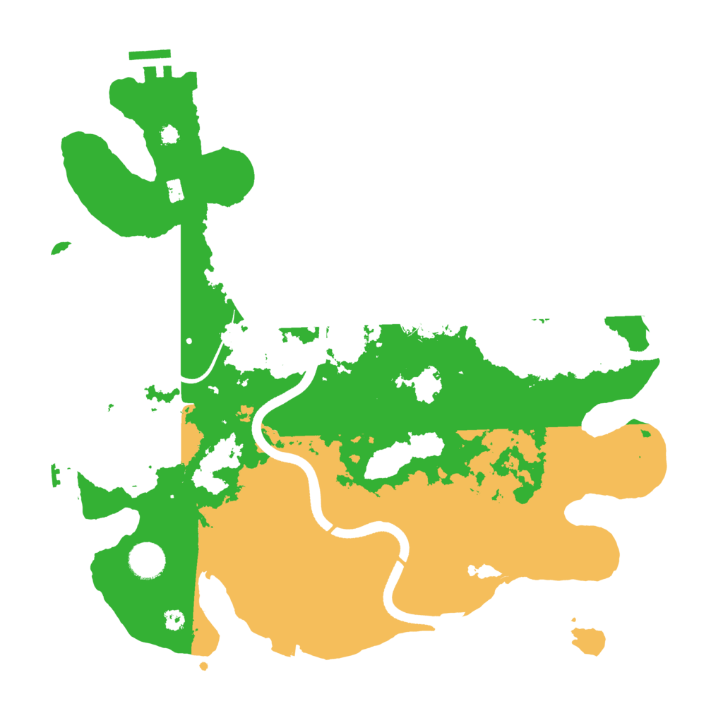 Biome Rust Map: Procedural Map, Size: 3500, Seed: 1363643095