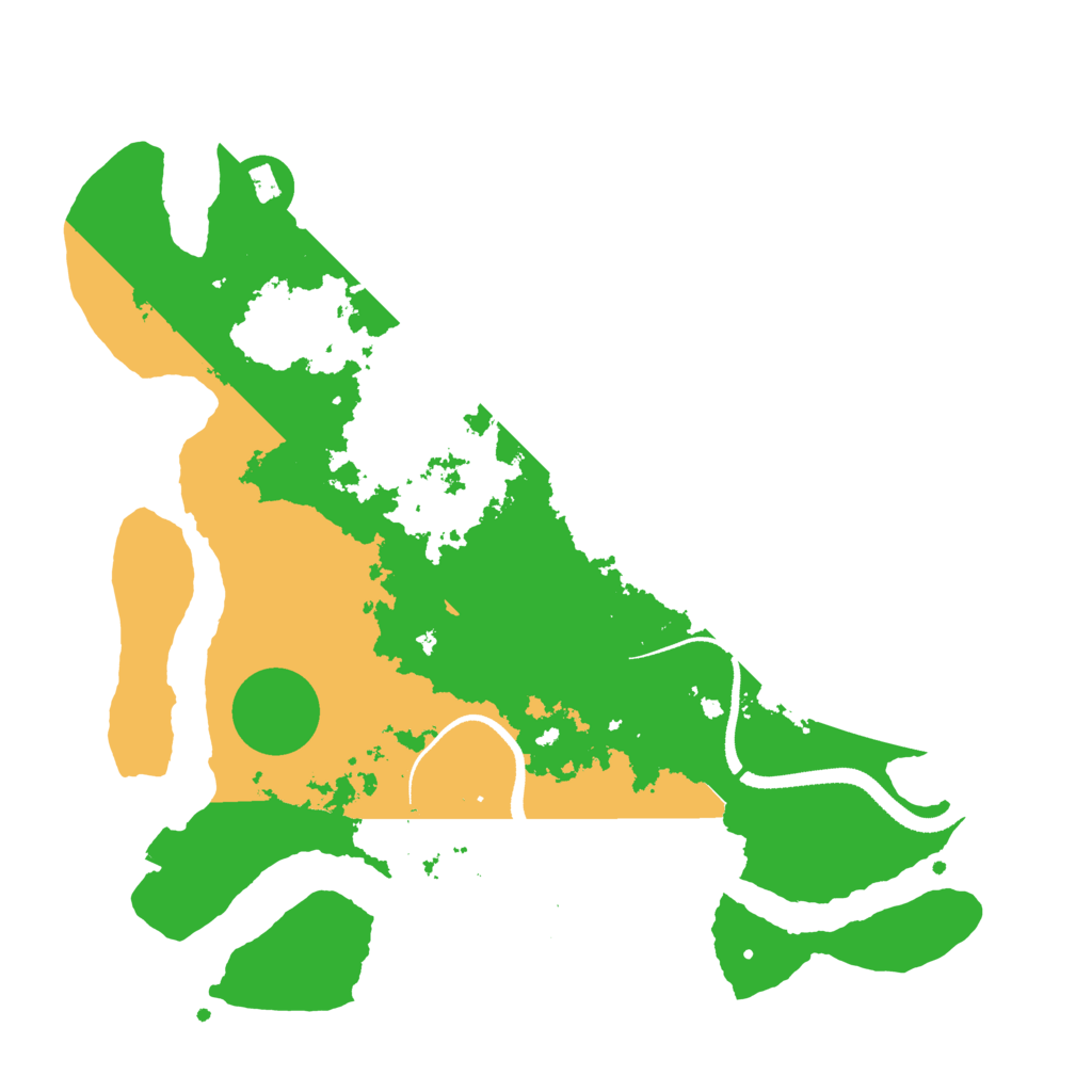 Biome Rust Map: Procedural Map, Size: 3300, Seed: 33254