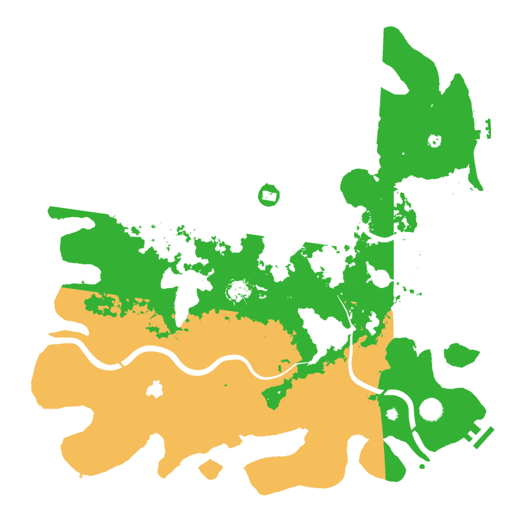 Biome Rust Map: Procedural Map, Size: 4000, Seed: 1762989968