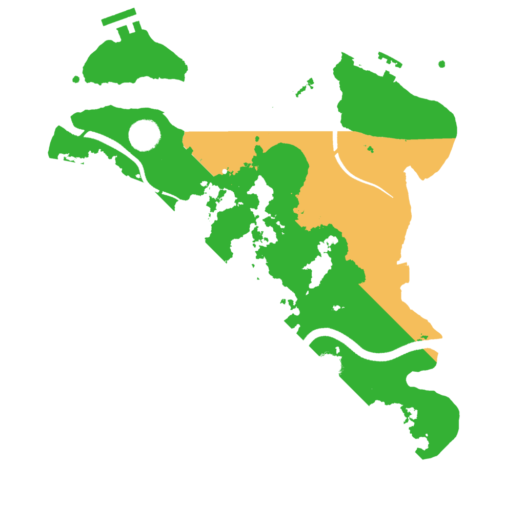 Biome Rust Map: Procedural Map, Size: 3000, Seed: 2009060474