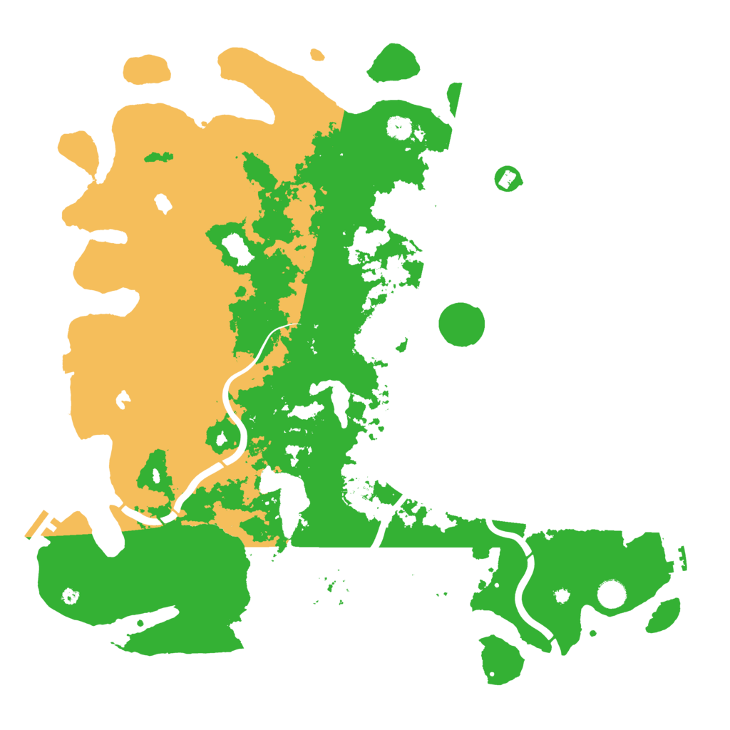 Biome Rust Map: Procedural Map, Size: 4500, Seed: 43650501