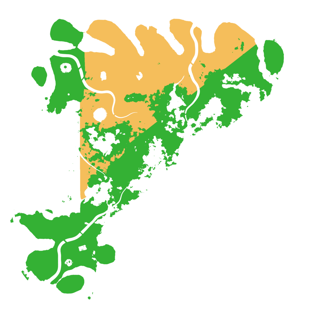 Biome Rust Map: Procedural Map, Size: 4500, Seed: 1365131748