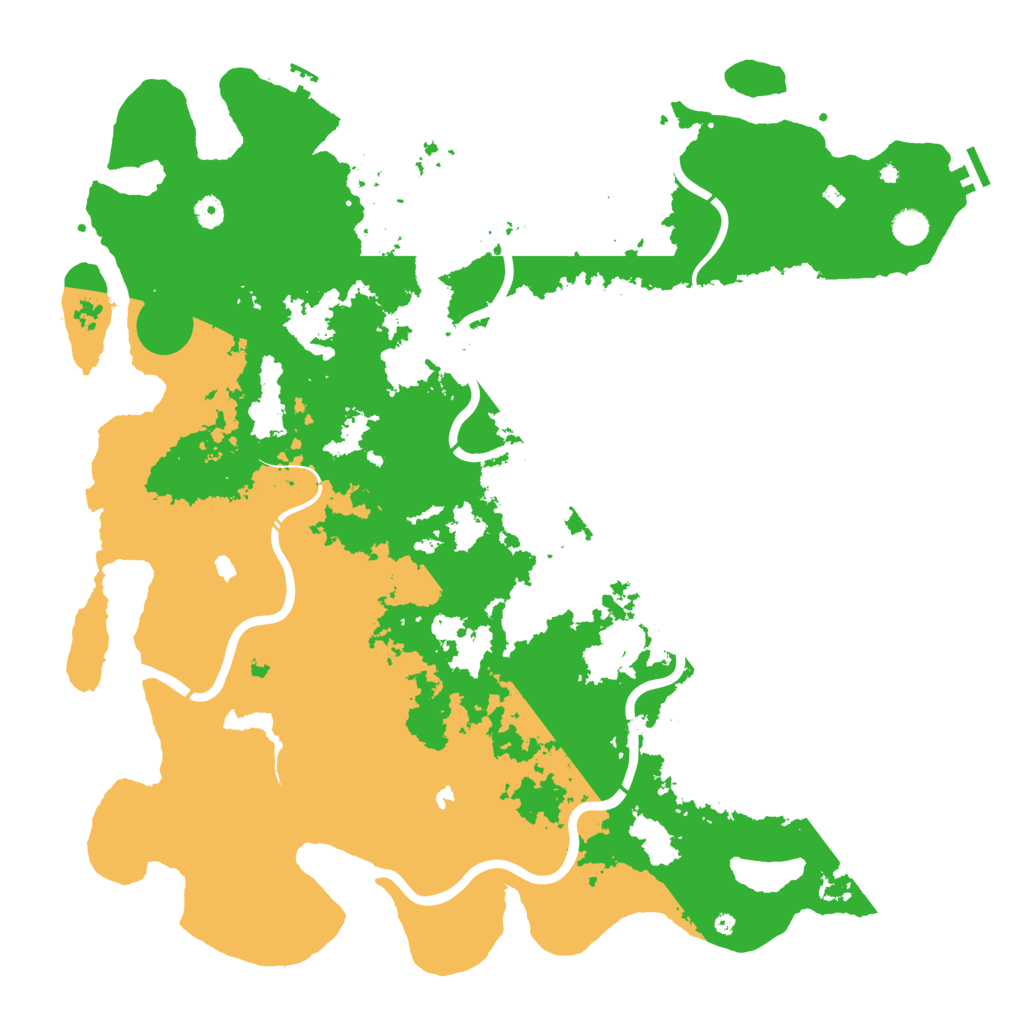 Biome Rust Map: Procedural Map, Size: 5000, Seed: 62488970