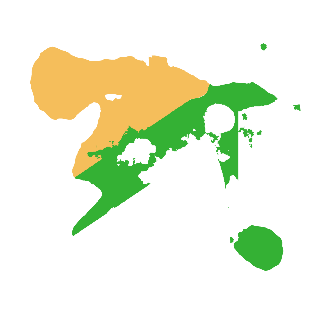 Biome Rust Map: Procedural Map, Size: 2000, Seed: 257384703