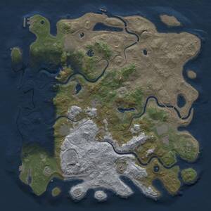 Thumbnail Rust Map: Procedural Map, Size: 4800, Seed: 1594377665, 17 Monuments