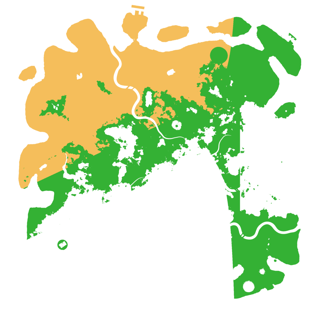 Biome Rust Map: Procedural Map, Size: 5000, Seed: 1036280065