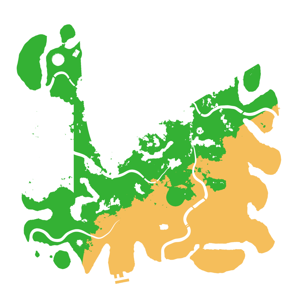 Biome Rust Map: Procedural Map, Size: 4250, Seed: 1876429603