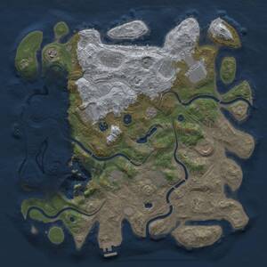 Thumbnail Rust Map: Procedural Map, Size: 4250, Seed: 1876429603, 17 Monuments