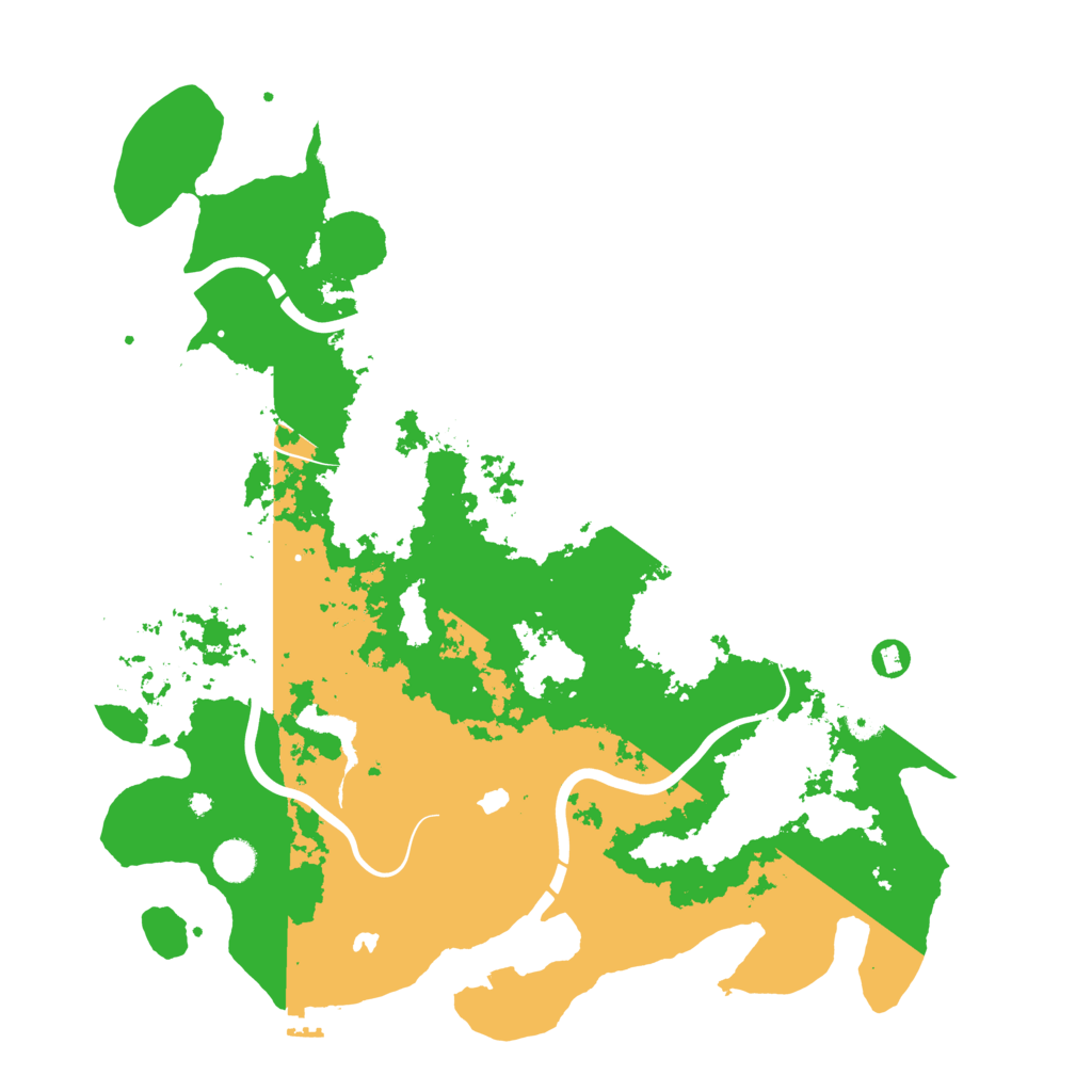 Biome Rust Map: Procedural Map, Size: 4500, Seed: 33658
