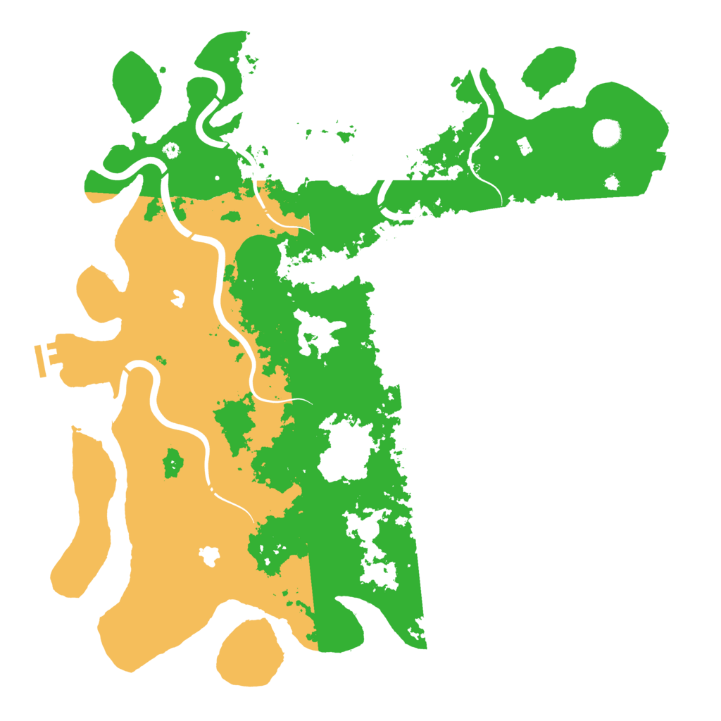 Biome Rust Map: Procedural Map, Size: 4500, Seed: 880680370