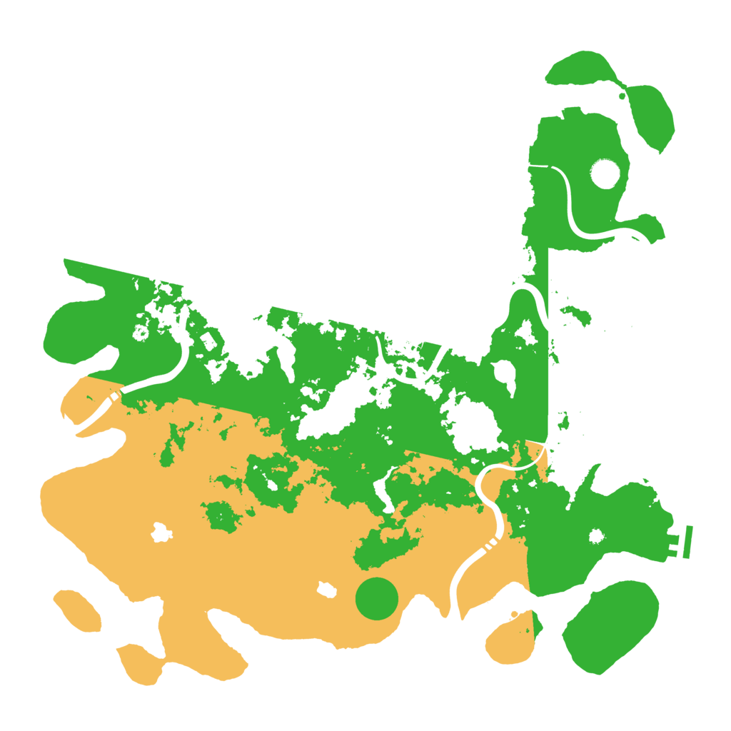 Biome Rust Map: Procedural Map, Size: 4500, Seed: 949389073
