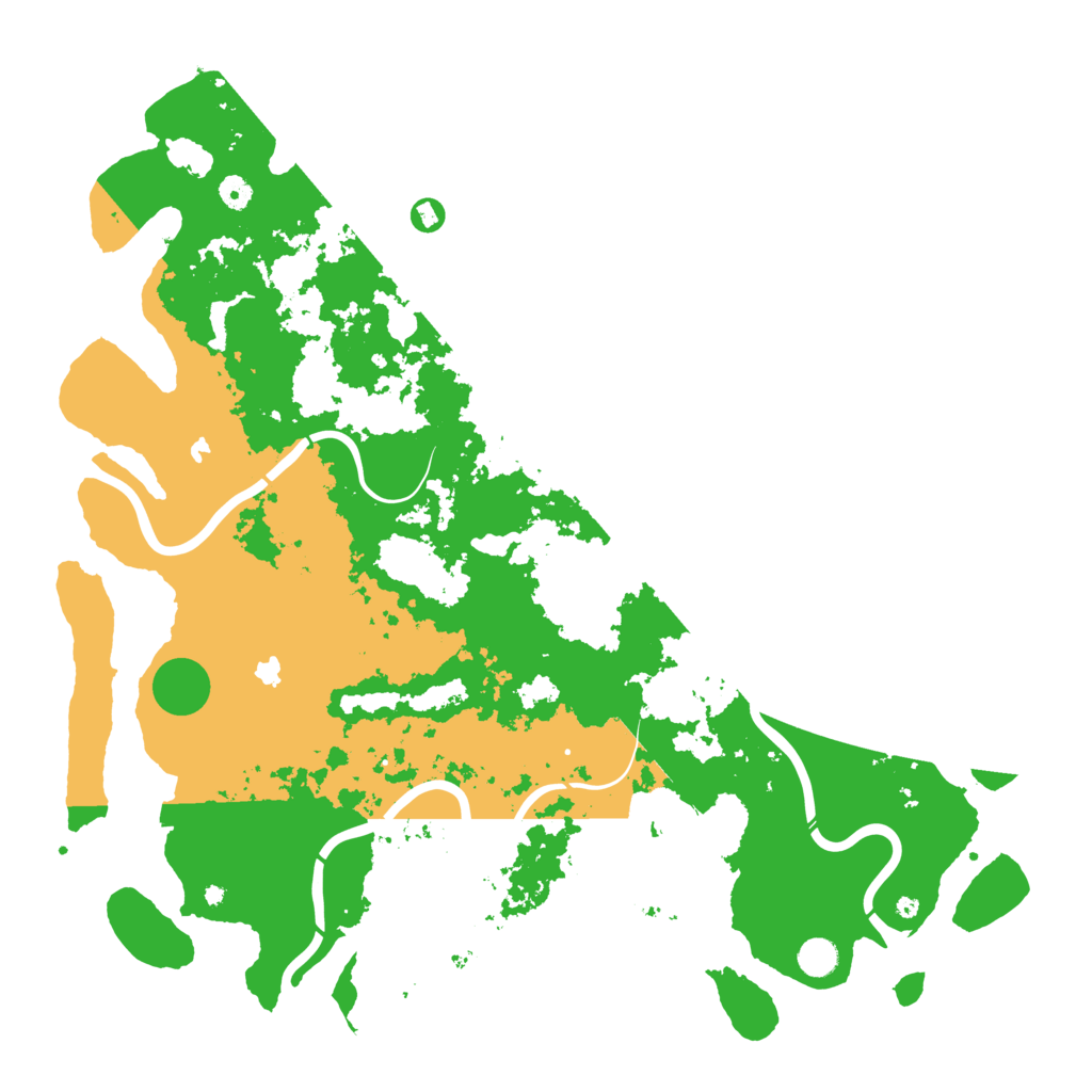 Biome Rust Map: Procedural Map, Size: 5000, Seed: 917761861