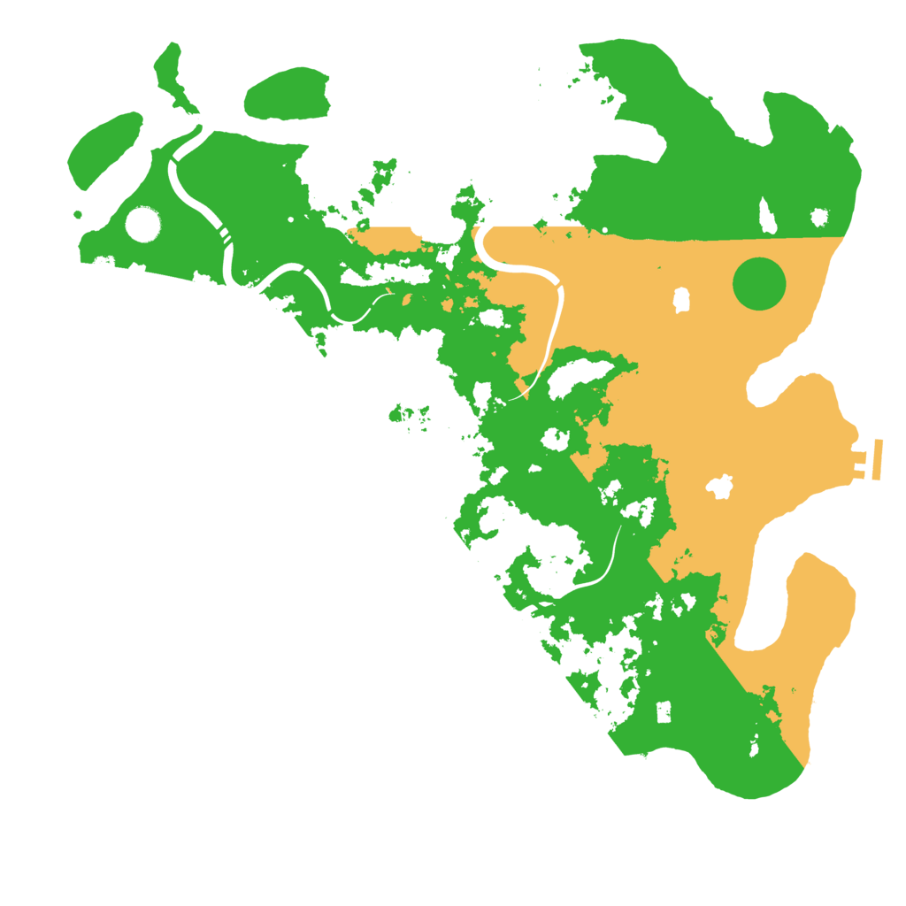 Biome Rust Map: Procedural Map, Size: 4500, Seed: 1759577004