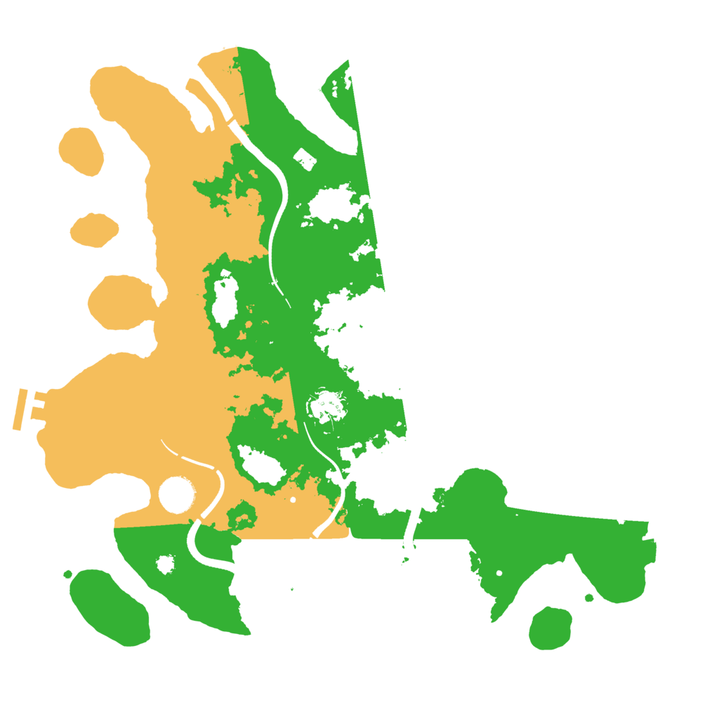 Biome Rust Map: Procedural Map, Size: 3500, Seed: 1701723975