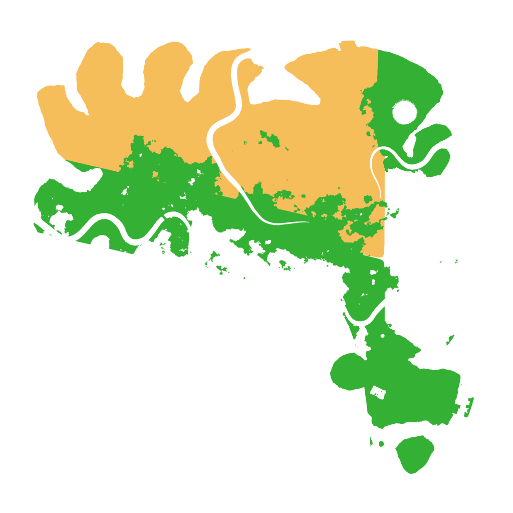 Biome Rust Map: Procedural Map, Size: 3750, Seed: 1368626920