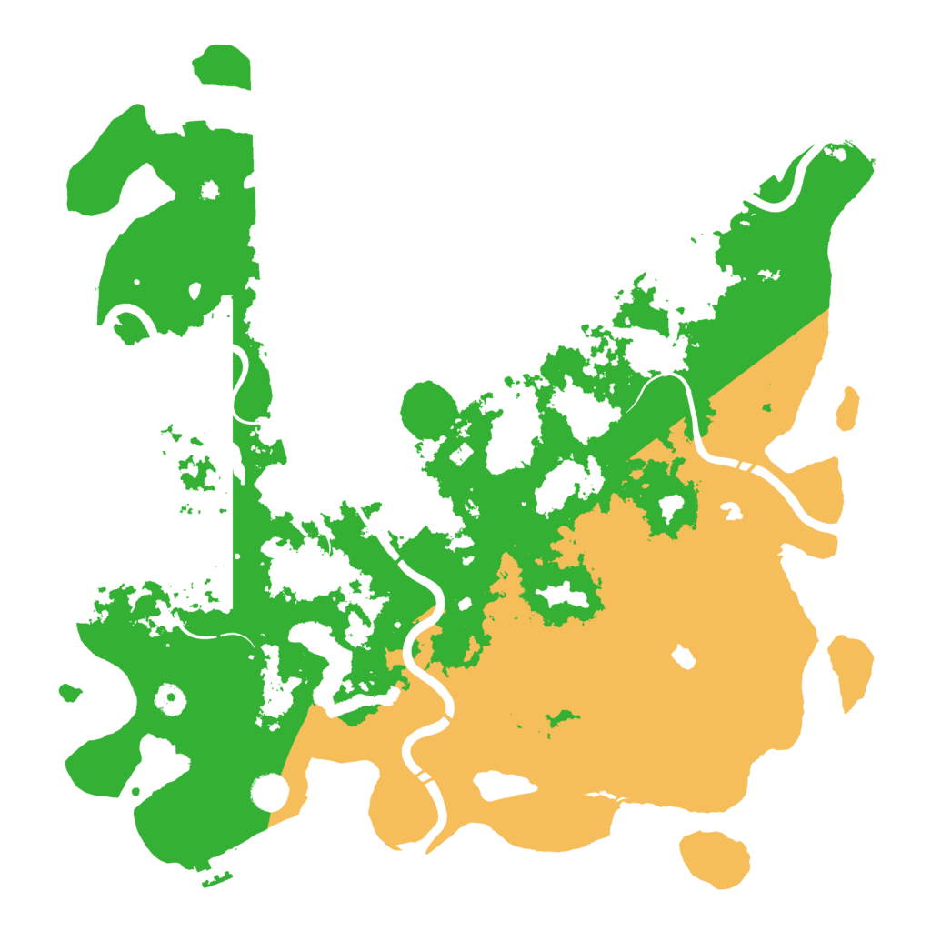 Biome Rust Map: Procedural Map, Size: 4500, Seed: 100225
