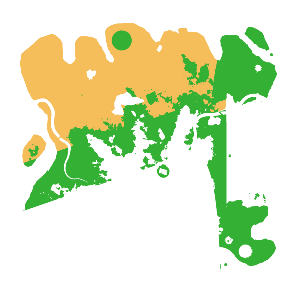Biome Rust Map: Procedural Map, Size: 4000, Seed: 651919