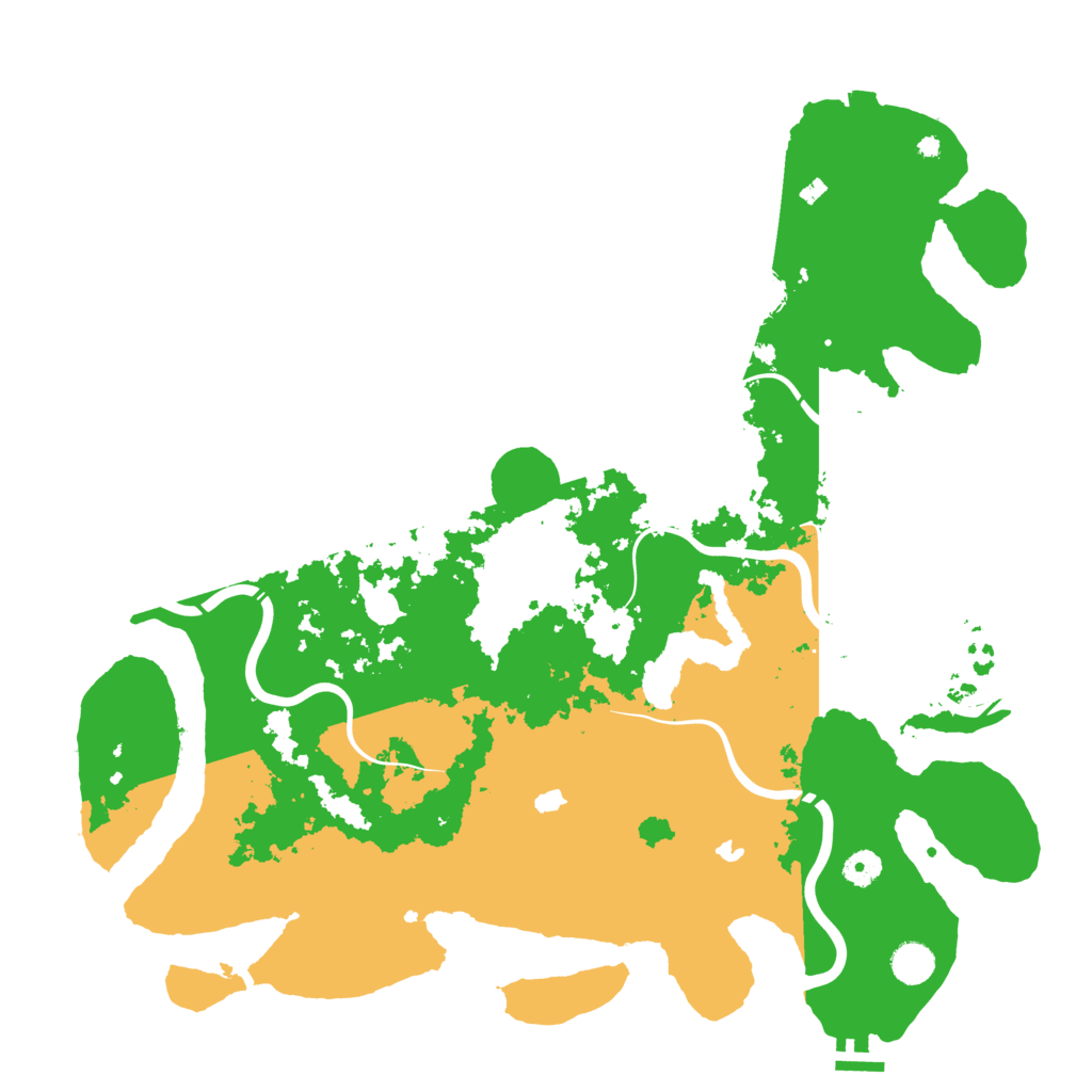Biome Rust Map: Procedural Map, Size: 4500, Seed: 796419090
