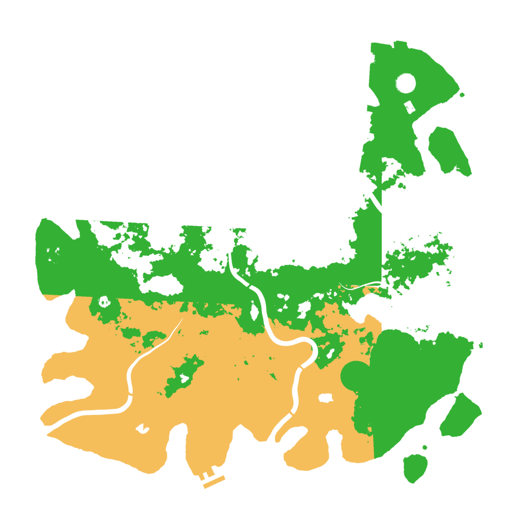 Biome Rust Map: Procedural Map, Size: 4500, Seed: 707132884