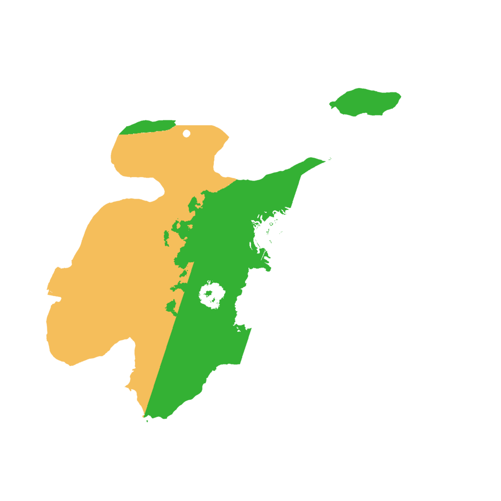 Biome Rust Map: Procedural Map, Size: 2000, Seed: 7507