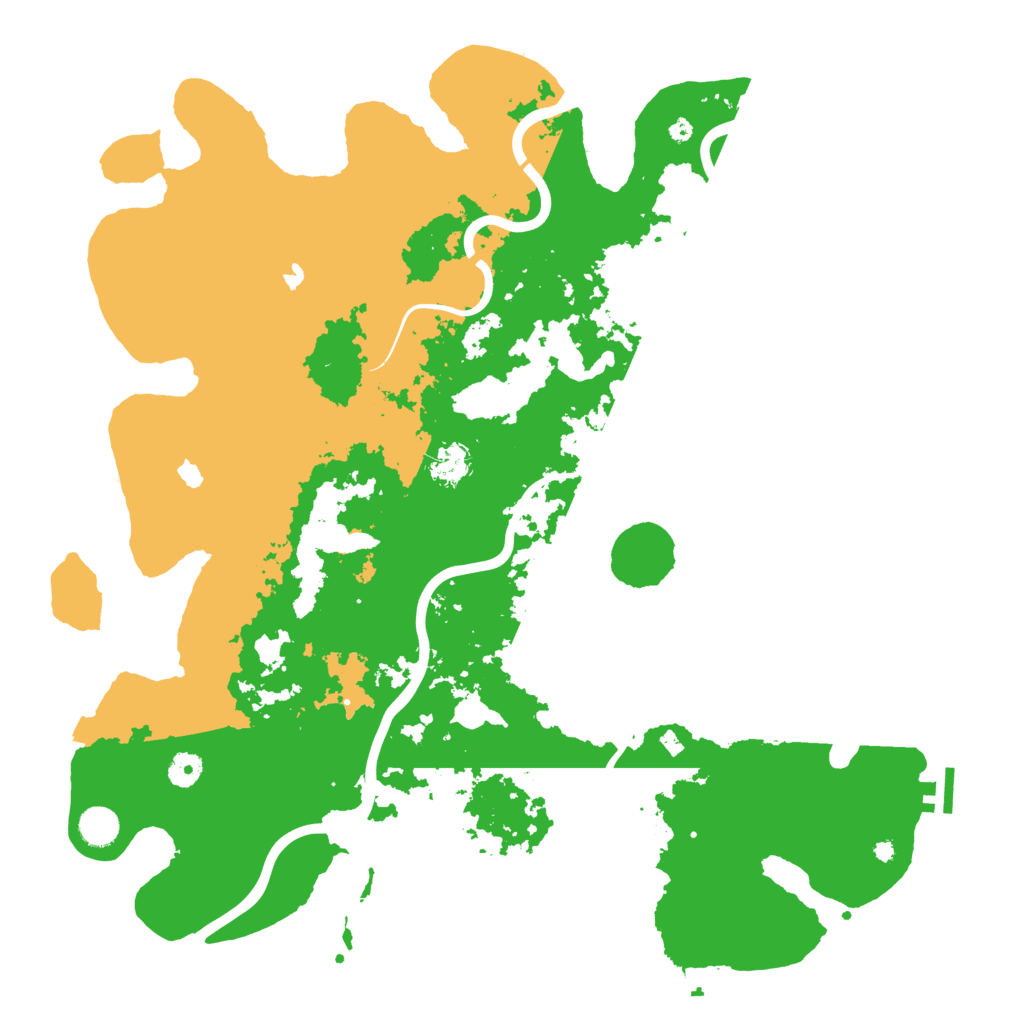 Biome Rust Map: Procedural Map, Size: 4500, Seed: 264091146