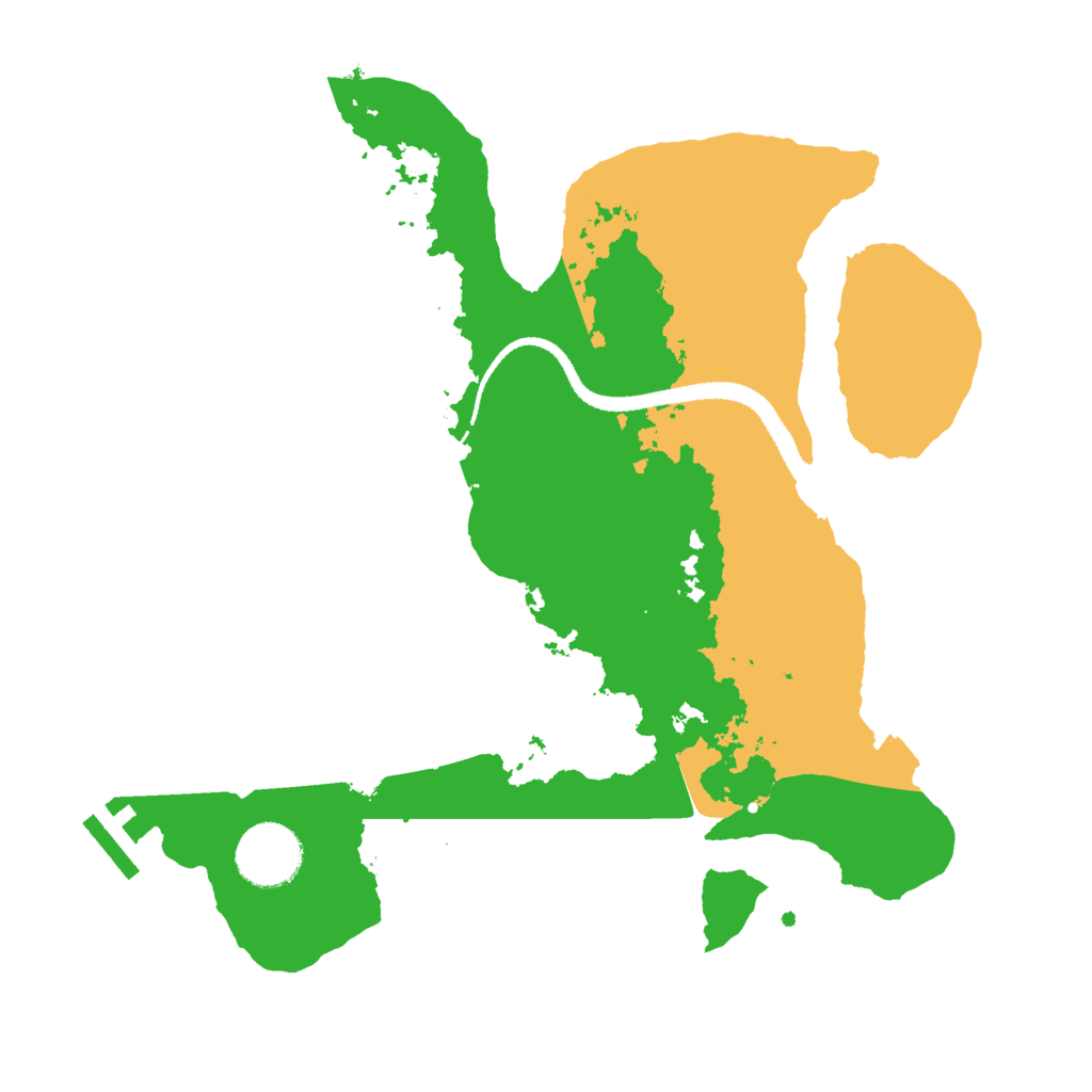 Biome Rust Map: Procedural Map, Size: 3000, Seed: 2025100315