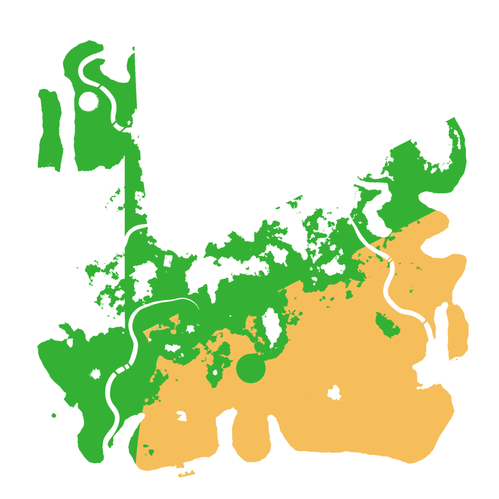 Biome Rust Map: Procedural Map, Size: 4500, Seed: 1658275517