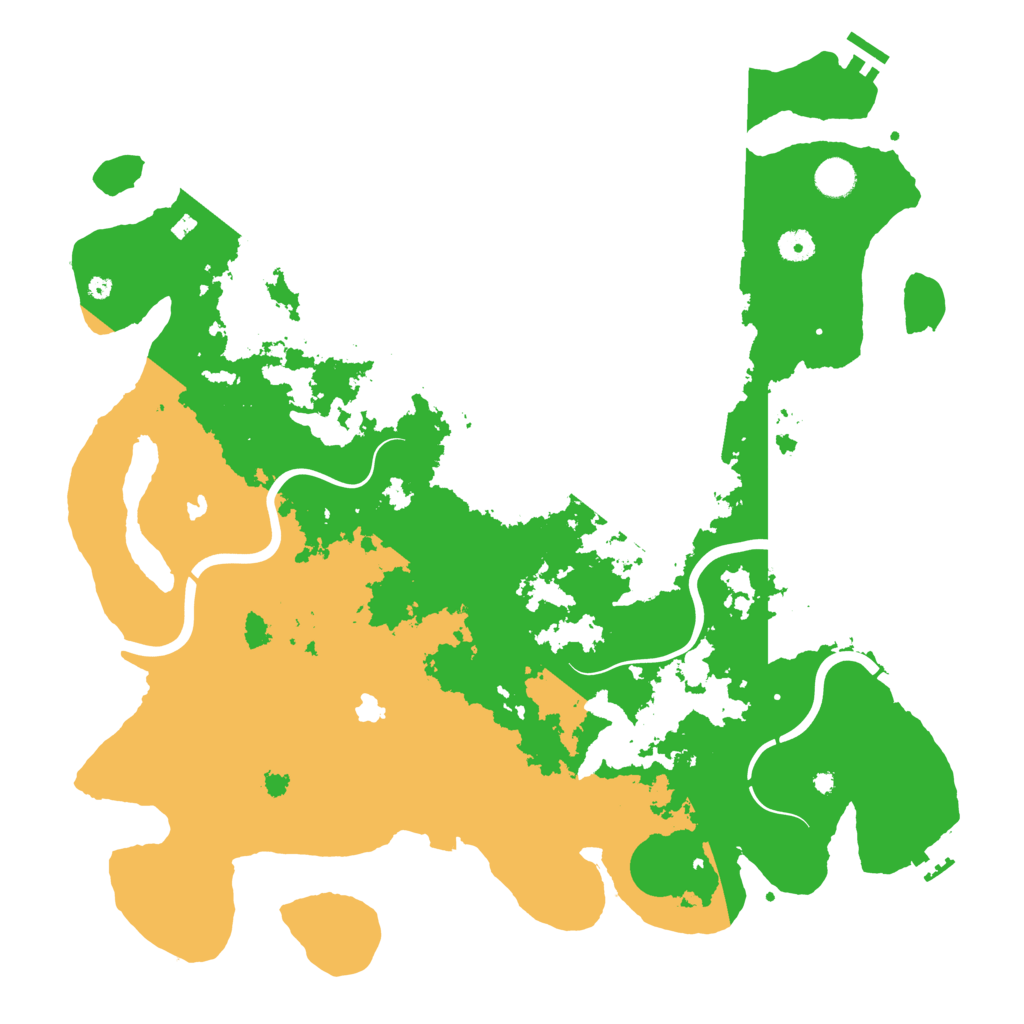 Biome Rust Map: Procedural Map, Size: 4500, Seed: 4207992